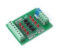 AILOVA Modulo Isolamento Accoppiatore Ottico, Scheda Convertitore Tensione Livello 4 Bit 3,3 V A 5 V / 12 V A 3,3 V / 24 V A 5 V (24V to 5V)