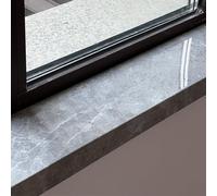 AILZCFX Copertura davanzale Finestra in PVC Acrilico, Protezione davanzale Finestra in Stile Marmo Grigio, Copertura davanzale Finestra Soggiorno/Balcone per rimodellamento davanzale Finestra (140x