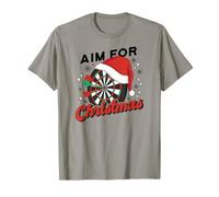 Aim for Christmas I Bullseye Dart Maglietta