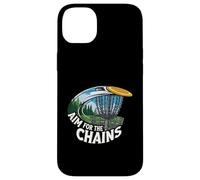 Aim For The Chains Disc Golf Player Frisbee Basket Custodia per iPhone 14 Plus