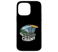 Aim For The Chains Disc Golf Player Frisbee Basket Custodia per iPhone 14 Pro Max