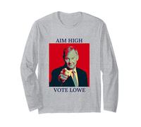 Aim High Vote Lowe British Patriots Regno Unito Orgoglio Regno Unito Maglia a Manica