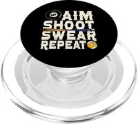 Aim Shoot Giura Ripetere Biliardo Giocatore Pool Snooker Tavolo PopSockets PopGrip per MagSafe
