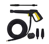 AIM Tools Pistola Grilletto a Connessione Rapida Spruzzo Kit Lancia Compatibile con Idropulitrici Karcher, con Adattatore Quick Connect e 5m Tubo di Lavaggio con Raccordi Rapidi in Ottone