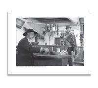 AIMA Poster da Parete Clint Eastwood e Lee Van Cleef 22 x 30 cm - Stampa da Parete Bianco e Nero Cinema Poster Vintage Senza Cornice - Room Decor Stampe da Cucina, Camera - Calamita in Omaggio