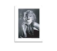 AIMA Poster da Parete Marylin Monroe Ritratto 22 x 30 cm - Stampa da Parete Bianco e Nero Cinema Poster Vintage Senza Cornice - Room Decor Stampe da Cucina, Camera da Letto - Calamita in Omaggio