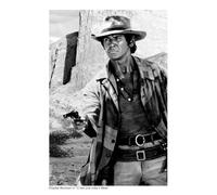 AIMA - Poster da Parete Vintage C’era una Volta il West 35x50 cm - Poster Film Cinema Senza Cornice con Calamita Omaggio