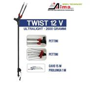 Aima Twist 12V abbacchiatore scuotitore olive a batteria in carbonio + 4 ASTINE