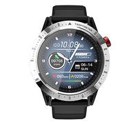 AIMAISEN Orologio militare intelligente da uomo Touch screen Sport GPS Orologio da polso Impermeabile Bluetooth Orologio fitness con frequenza cardiaca/Monitor del sonno Pedometro Cronometro (Silver)