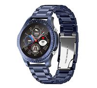 AIMAISEN Smartwatch Bluetooth per uomo, tracker attività fitness IP67 cinturino in acciaio smartwatch sportivo impermeabile con cardiofrequenzimetro per il sonno, per telefoni Android iOS (Blue)