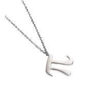 Aimanter Collana in oro 18 K con simbolo matematico Pi Pi, catenina semplice da donna, gioiello per la festa della mamma, regalo per la festa della mamma, migliore amica, regalo per damigella d'onore