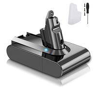 AIMAX 4000mAh V6 Batteria Ricambio per Dyson V6 Fluffy Slim DC62 DC58 DC59 DC61 DC72 DC74 SV03 SV04 SV05 SV06 SV07 SV09 Animal Absolute Aspirapolvere, 21.6V Batterie Accessori