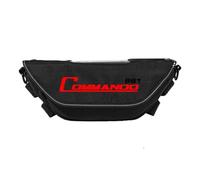 Aimazom Borsa Moto Pouch Da Manubrio Per Norton Commando 961 Borsa Da Manubrio Impermeabile Per Moto Antipolvere(rosso)