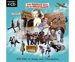 Aimé Barelli - Les Zazous font de la résistance - 1939-1945, le swing sous l Occupation - Coffret 4 CD - 80 Chansons