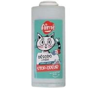 Aimé - Deodorante lettiera gatto - Antiodore per lettiera gatto, 700 ml - Granelli assorbenti origine minerale (Tobermorite) - Deodorante lettiera gatti che assorbe gli odori - Profumo marino
