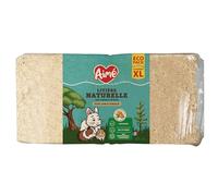 Aimé - Lettiera compressa trucioli 60 Lettiera per roditori - A base di trucioli di legno resinoso - per criceti, porcellini d'India, coniglio - antipolvere - Facile da usare