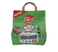Aimé - Lettiera Gatto agglomerante - Lettiera Ecologica, 100% biodegradabile - Lettiera per Gatti antiodore, Riduce i rifiuti e Gli sprechi - Assorbe Gli odori a Lungo - 5 Litri