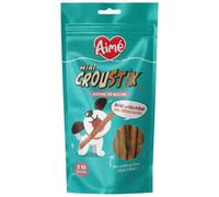 Aimé - Mini bastone da masticare, dolcetto per cani, sapore pancetta - Da regalare tra i pasti - Cibo per cani a basso contenuto di grassi - per una migliore digestione - Salute Artigli & Unghie
