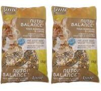 Aimé - Mix per conigli e roditori - Cibo adatti al coniglio, ai porcellini d'India, al coniglio nano, ai criceti - Ricco in fibre, con vitamine - Alimento naturale - Made in France - Confezione 1 kg