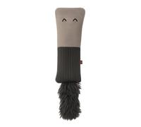 Aimé - Peluche per gatti Funnies - Giocattolo gatto di disflusso - Stimola il rumore e l'istinto di caccia del tuo animale - con coda a lunga pelliccia e catnip - 39 cm - Made in Tunisia