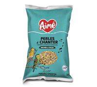 Aime - Perle da cantare, Cibo Uccelli e Canarini, Cibo per Uccelli Ricchi di Colza, Promuove il canto, Alimento complementare, Mescolare con l'alimentazione abituale, 300 g