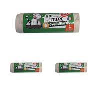 AIME - Set di 24 sacchi per lettiera compostabili resistenti per lettiere e casetta da bagno, 50 x 38,5 cm