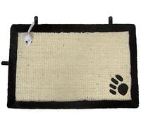 AIME Tapis griffoir avec jouet suspendu - 35 x 55 cm - Pour chat