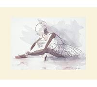 Aimee del valle le Début stampa montata, multicolore, 30 x 40 cm