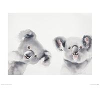 Aimee del valle Les Curieux stampa artistica 40 x 50 cm, multicolore