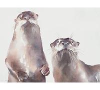 Aimee del valle Les Joueurs 30 x 40 cm stampa su tela, multicolore