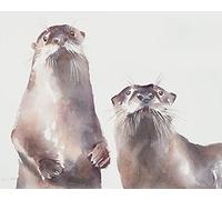 Aimee del valle Les Joueurs 40 x 50 cm stampa su tela, multicolore