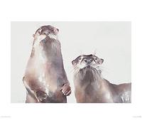 Aimee del valle Les Joueurs 60 x 80 cm stampa artistica, multicolore