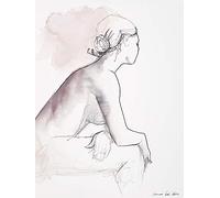 Aimee del valle Lundi 30 x 40 cm stampa su tela, multicolore