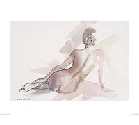 Aimee del valle Samedi 60 x 80 cm stampa artistica, multicolore