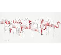 Aimee del valle Toute en rose 50 x 100 cm stampa su tela, multicolore