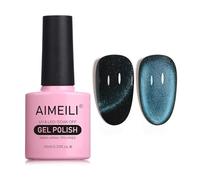AIMEILI 10ML Cat Eye Nail Gel Polish Smalto per Unghie in Gel UV LED Soak Off per Manicure Colorati Smalti Semipermente Magnetico per Unghie 759