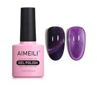 AIMEILI 10ML Cat Eye Nail Gel Polish Smalto per Unghie in Gel UV LED Soak Off per Manicure Colorati Smalti Semipermente Magnetico per Unghie 747