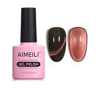 AIMEILI 10ML Cat Eye Nail Gel Polish Smalto per Unghie in Gel UV LED Soak Off per Manicure Colorati Smalti Semipermente Magnetico per Unghie 748