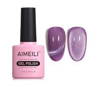 AIMEILI 10ML Cat Eye Nail Gel Polish Smalto per Unghie in Gel UV LED Soak Off per Manicure Colorati Smalti Semipermente Magnetico per Unghie 737