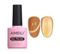 AIMEILI 10ML Cat Eye Nail Gel Polish Smalto per Unghie in Gel UV LED Soak Off per Manicure Colorati Smalti Semipermente Magnetico per Unghie 723