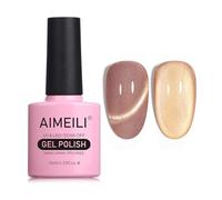 AIMEILI 10ML Cat Eye Nail Gel Polish Smalto per Unghie in Gel UV LED Soak Off per Manicure Colorati Smalti Semipermente Magnetico per Unghie 720