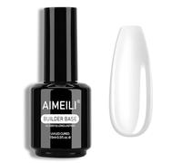 AIMEILI 7 in 1 Clear Builder Base Gel - Gel Rinforzante per Unghie, Base Coat, Estensione delle Unghie, Riparazione di Manicure, Decorazione per Unghie - Multiuso e Duraturo, 15ML
