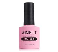 AIMEILI Base Coat Semipermente Smalto Semipermente Smalti per Unghie per Manicure in Gel UV LED Soak Off 10ml