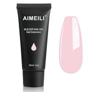 AIMEILI Kit Ricostruzione Gel per Unghie, Acrilico Builder Set con Estension Acrigel - Nudo Rosa Chiaro (039), 1x30ML