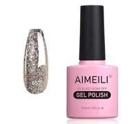 AIMEILI Smalto Semipermanente in Gel UV LED Smalto per Unghie Kit Smalti Semipermanenti Soak off Gel Colori per Manicure - Flash di Esplosione Autunnale e Invernale (653) 10ml