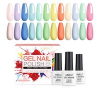 AIMEILI Smalto Semipermente Kit Semipermanente Unghie in Gel UV LED Smalti Colorati Gel per Manicure Soak Off Gel Polish Set 12 x 8ml - Set Numero 9