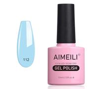 AIMEILI Smalto Semipermente per Manicure Smalti per Unghie in Gel Soak Off UV LED - Ixia Viridiflora (112) 10ml