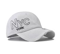AIMEIMEI Berretto da baseball Snapback Hiphop Trucker Caps Regolabile Berretto Sport Berretto da baseball Cap Distressed Cappellino da baseball Cappellino con visiera, per uomo e donna, bianco, XL