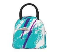 AIMeinn 90'S Cup Design Stampa Leggero Isolato Lunch Bag Portatile Funzionale Tote Famiglia Viaggi Scuola College