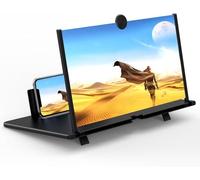 AiMeiteng 18 pollici Lente di ingrandimento per cellulare da,HD Ingranditore schermo smartphone, con Supporto Pieghevole Video per Guardare Video di Film su Tutti Gli Smartphone